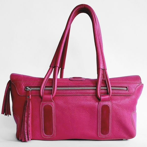 Hot Pink Billy Bag London Sachel - Picture 4 of 14